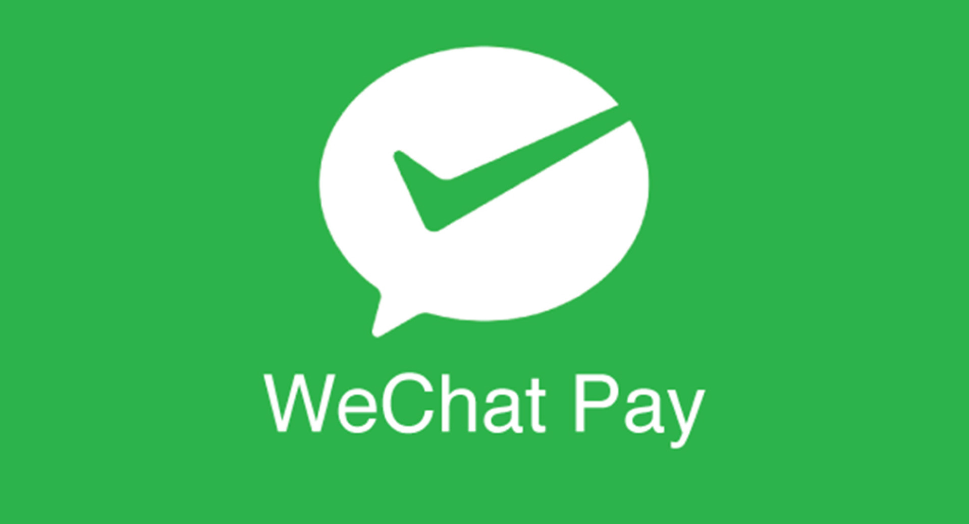 Letak za plačevanje z WeChatom.