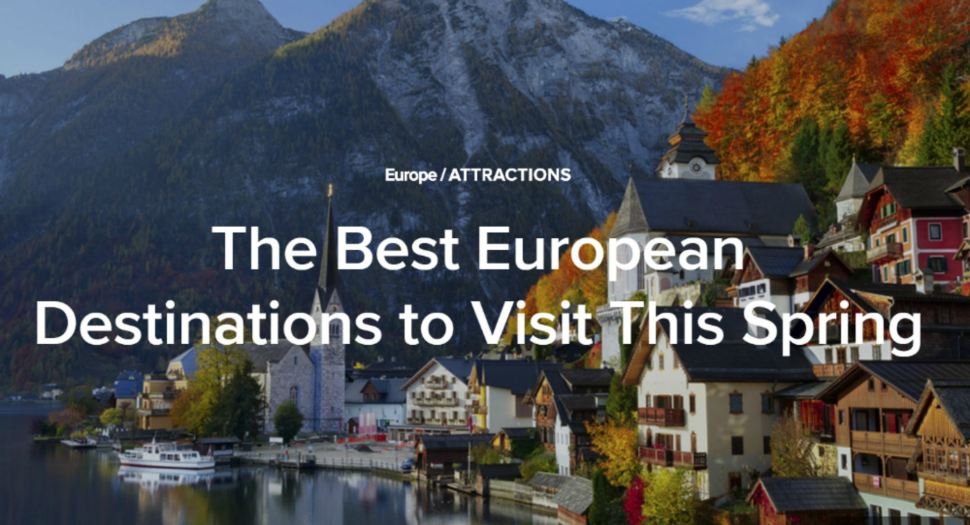 Letak za obisk najboljših destinacij v Evropi