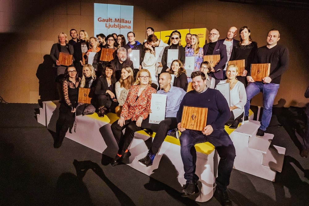 Prejemniki priznanj najboljšim po izboru Gault&Millau