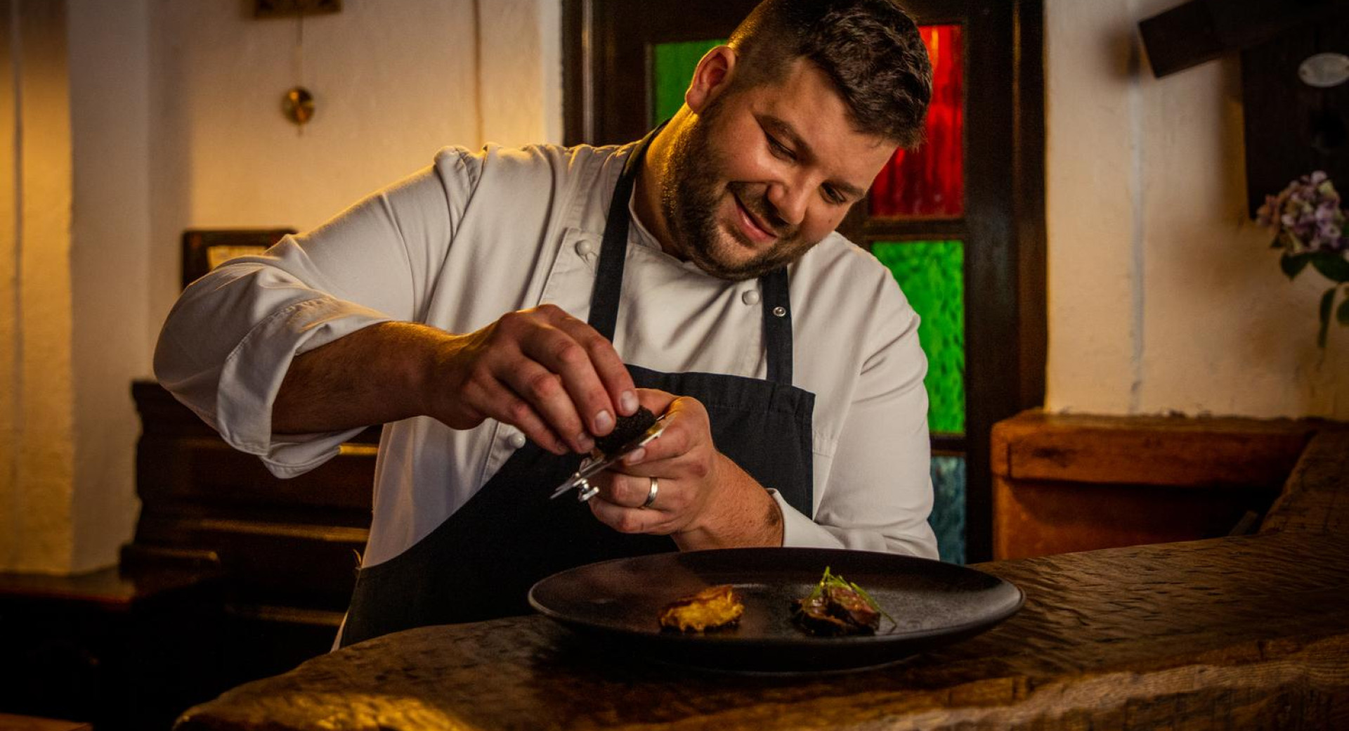 Luka Košir, chef restavracije Grič v Šentjoštu nad Horjulom