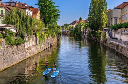 Suparja na Ljubljanici.