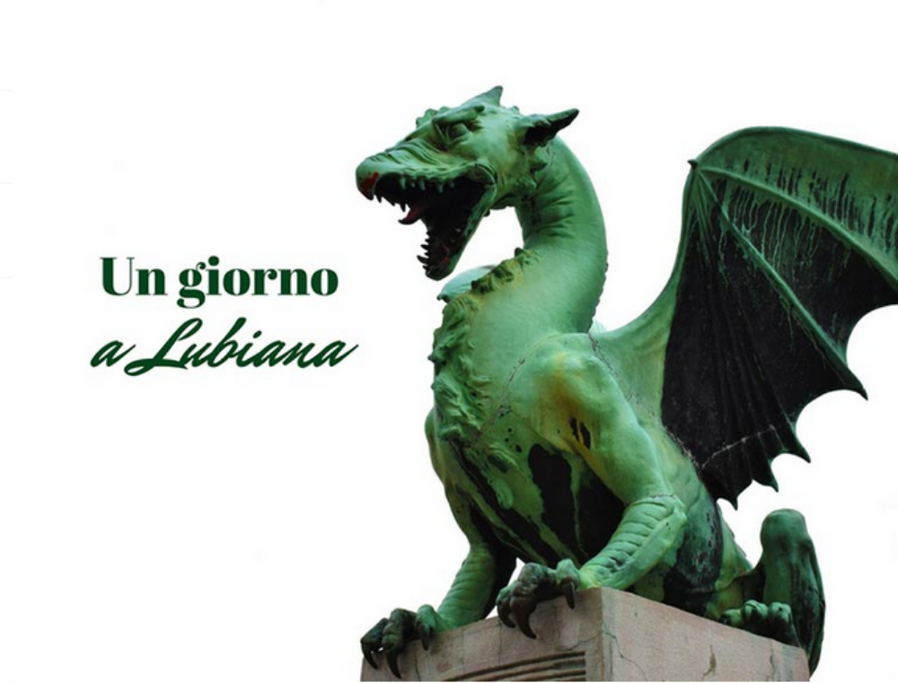 Letak v italijanščini z zmajem.