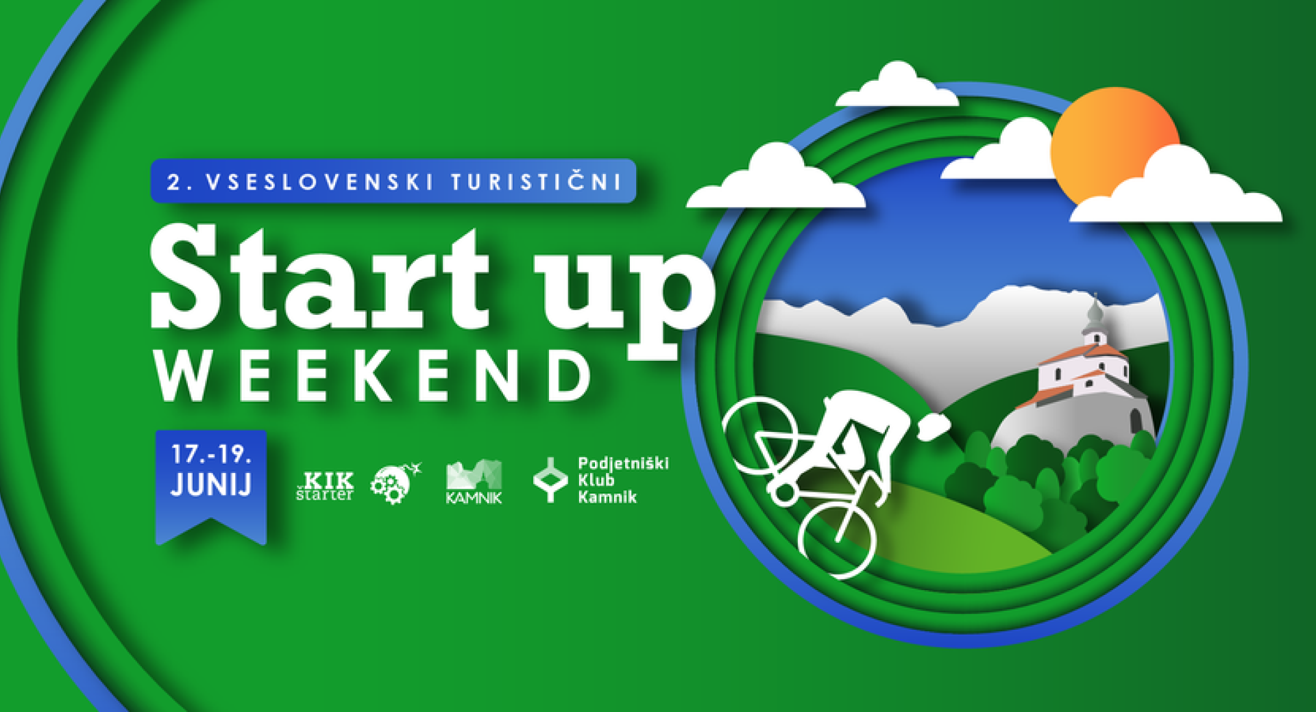 Napovednik za 2. Vseslovenski turistični startup vikend, od 17. do 19. junija 2022