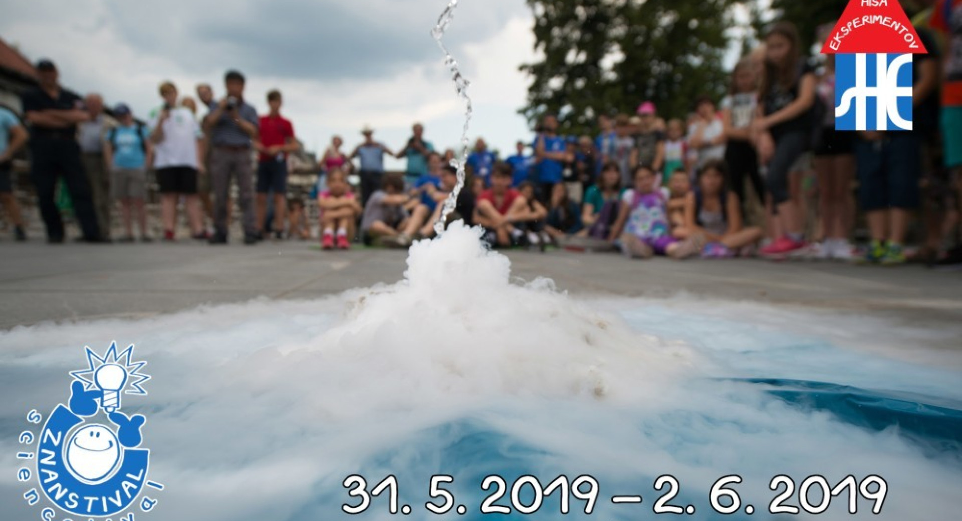 Letak za znanstveni festival.