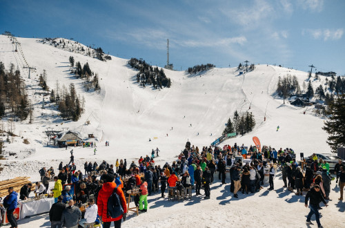 Dogodek Gourmet Cup Ljubljana na smučišču Krvavec, marec 2022