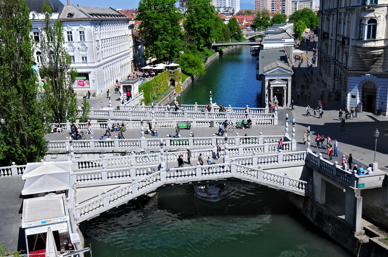 Tromostovje v Ljubljani