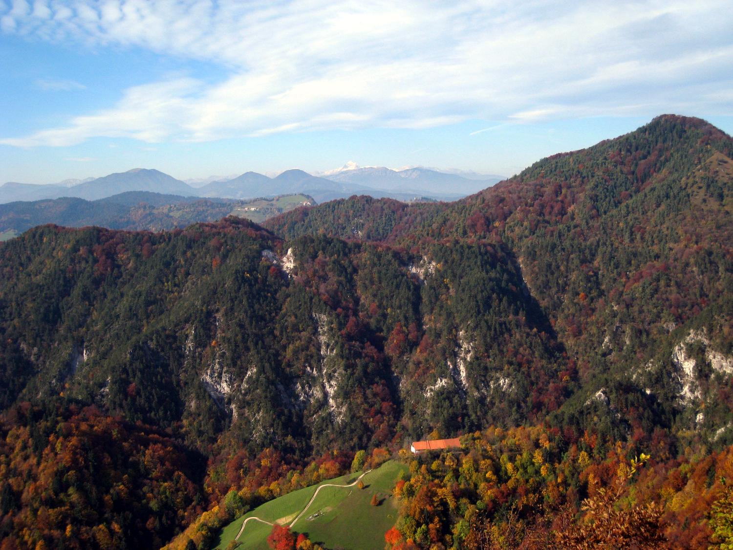 Tošč, najvišji vrh Polhograjskega hribovja