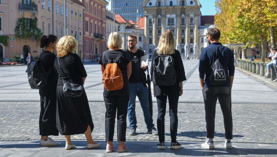 Doživljajsko vodenje Turizma Ljubljana Mojster Plečnik