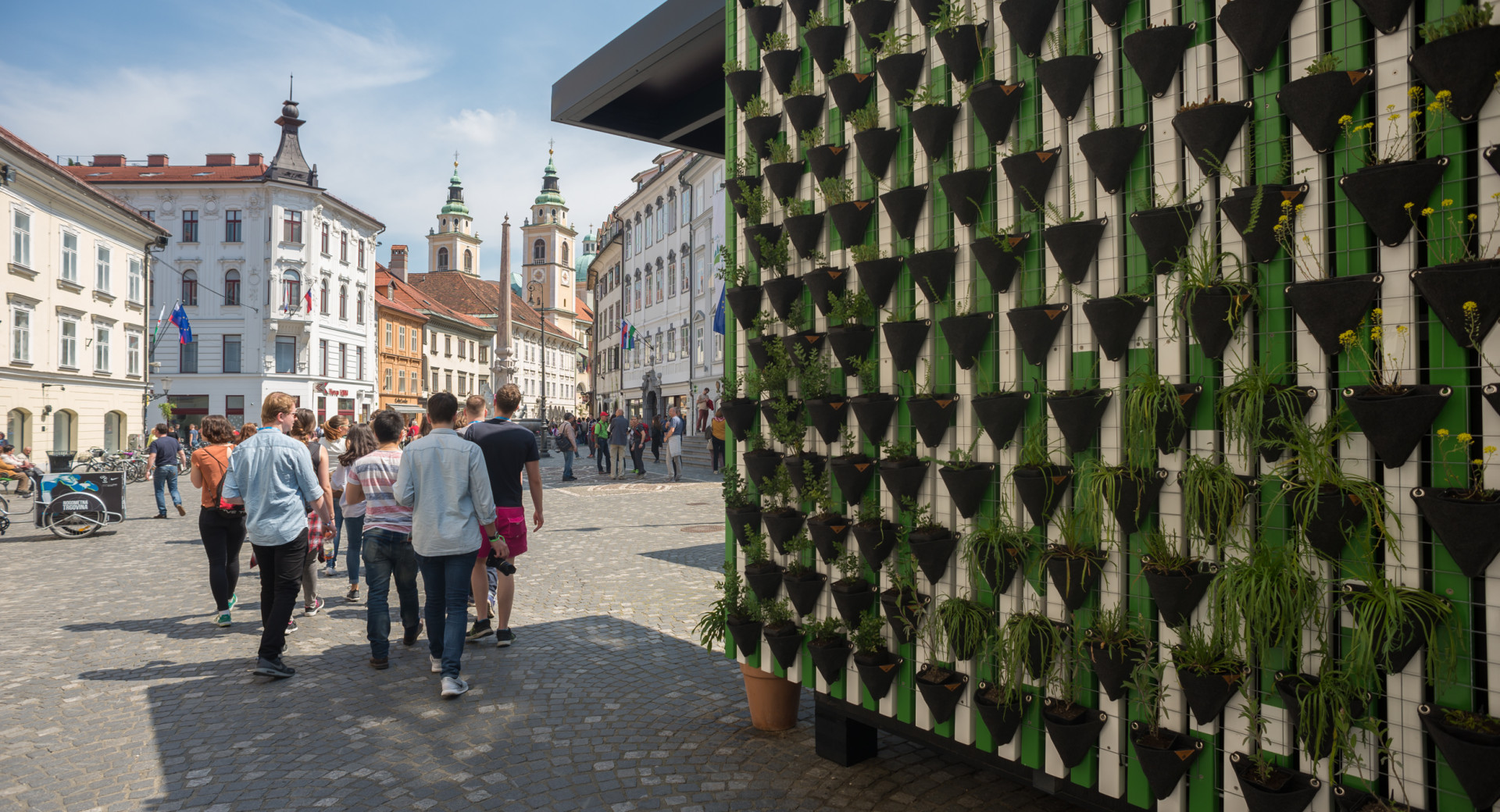 Info točka zelene Ljubljane.