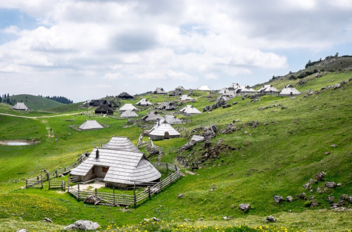 Panoramska slika Velike planine.