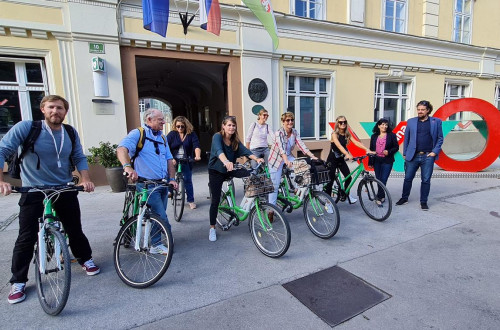 Študijska tura v Ljubljani za evropske organizatorje srečanj, september 2021