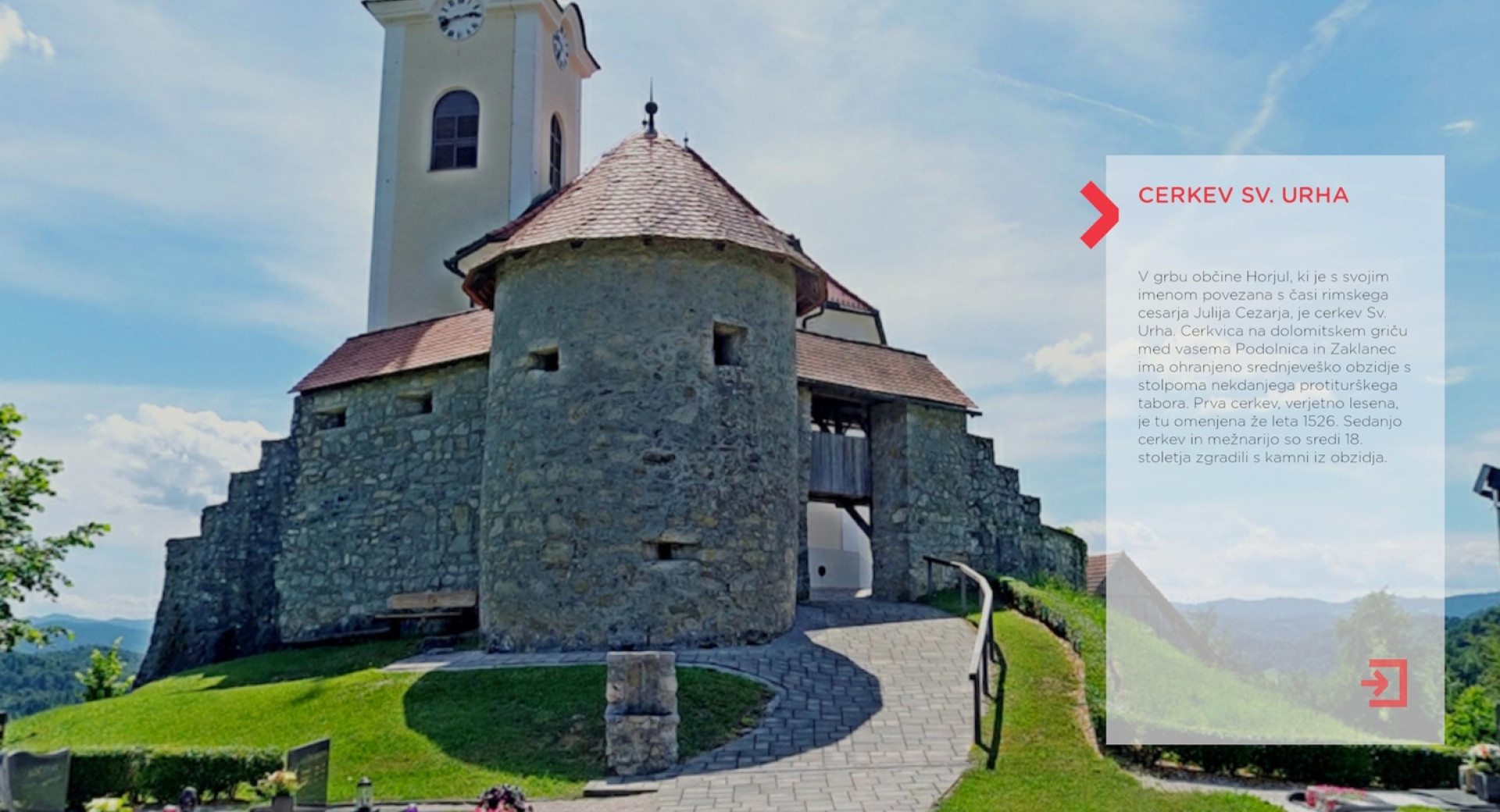 Izsek iz digitalnega zemljevida regije Osrednja Slovenija