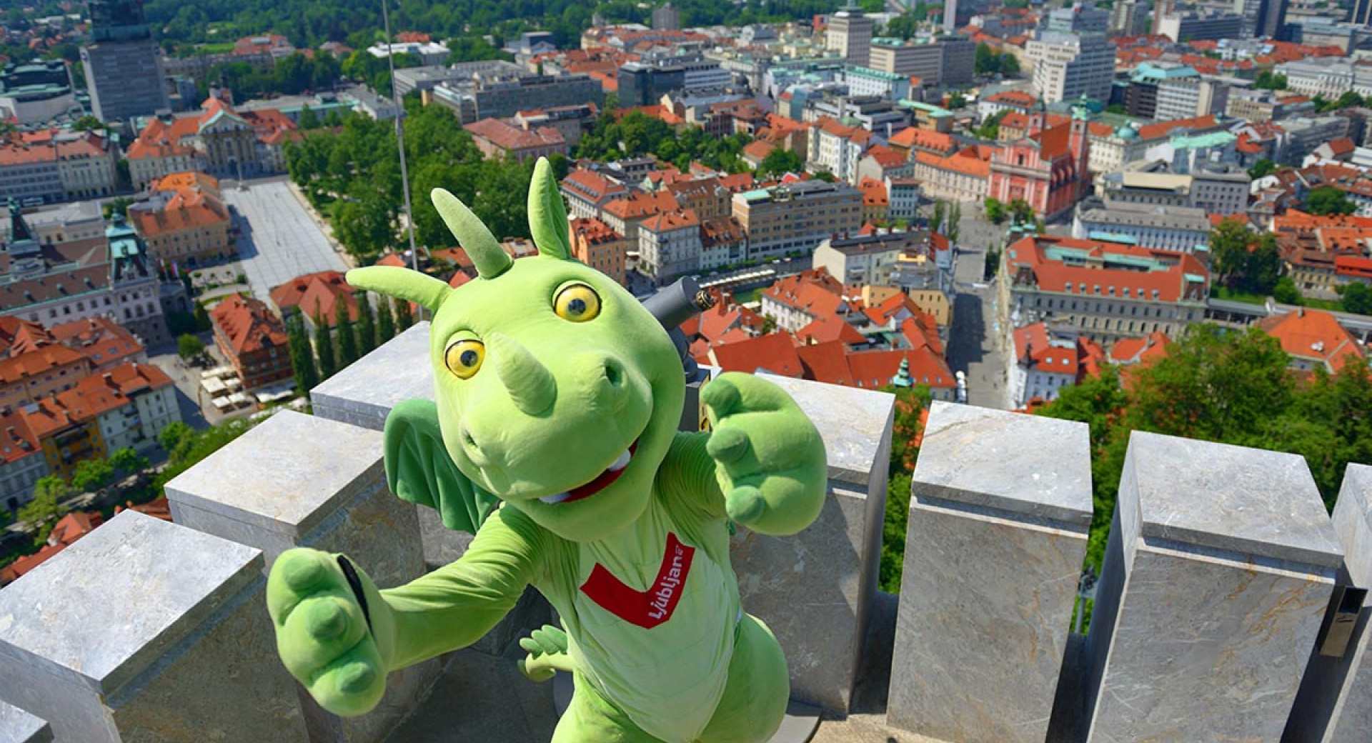 Dragon mascot photo Mankica Kranjec