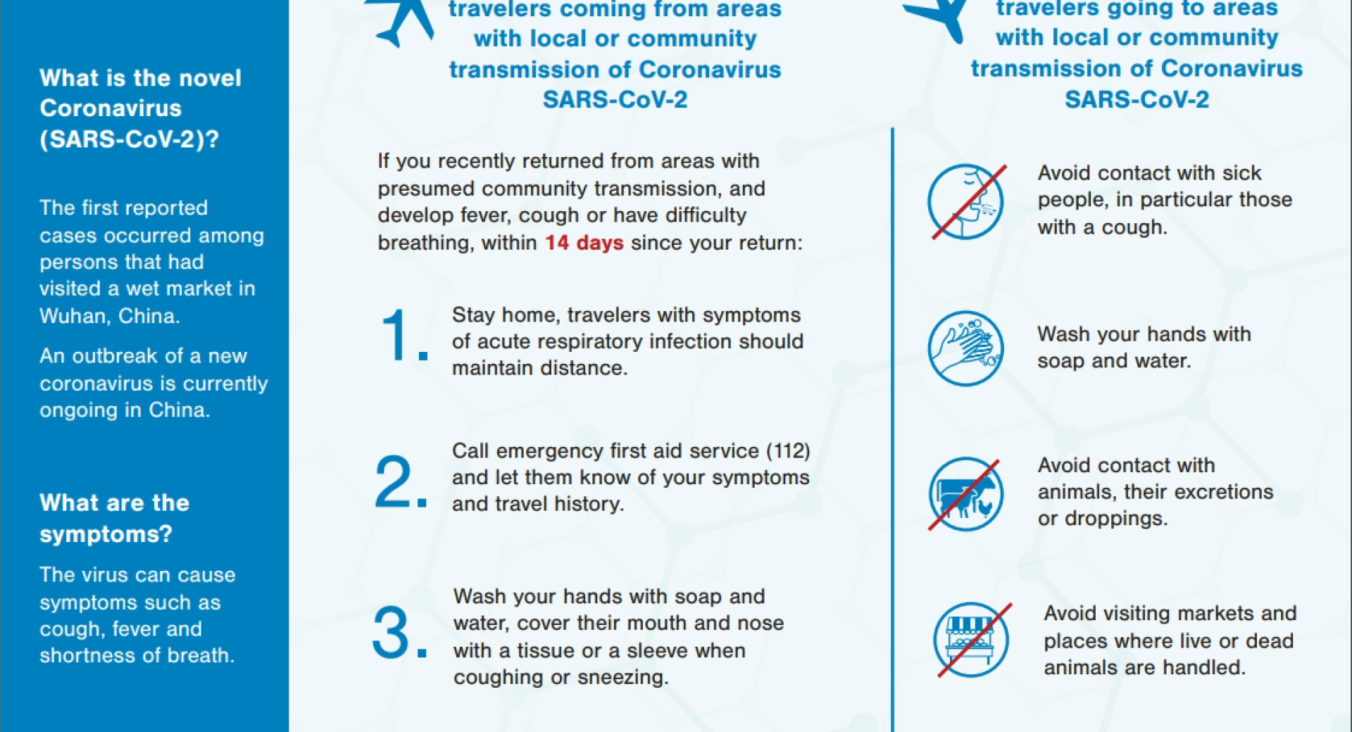 coronavirus travellers