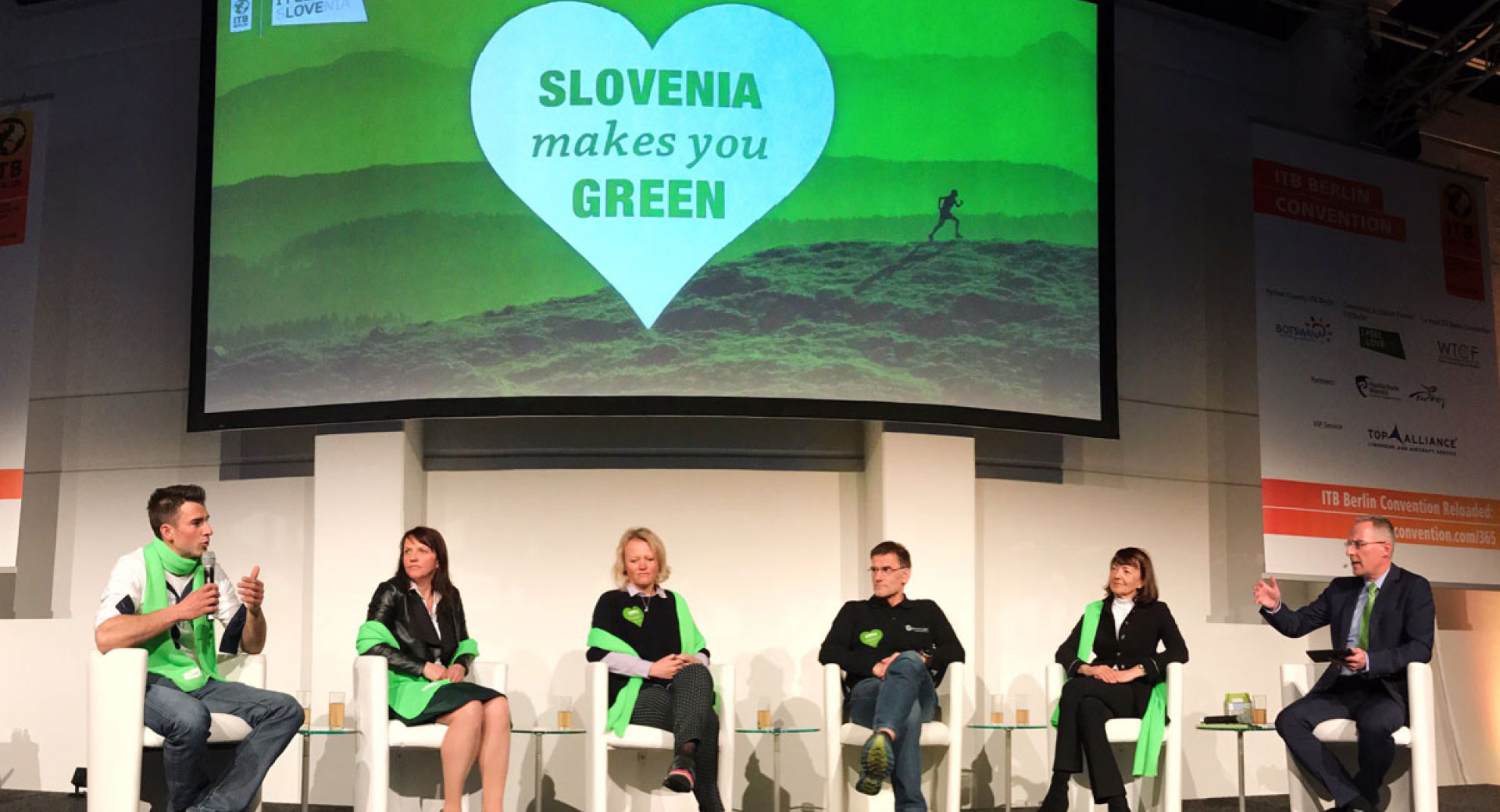 Govorniki na Zelenem panelu Slovenije.