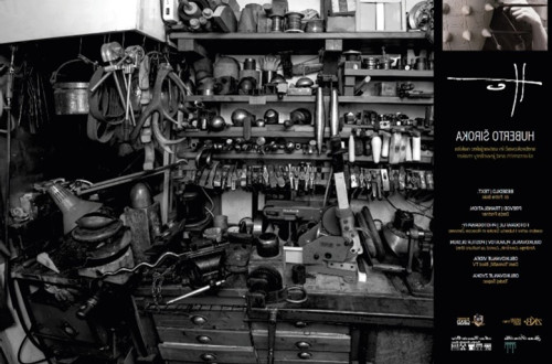 Jewellery making workshop with a variety of tools.