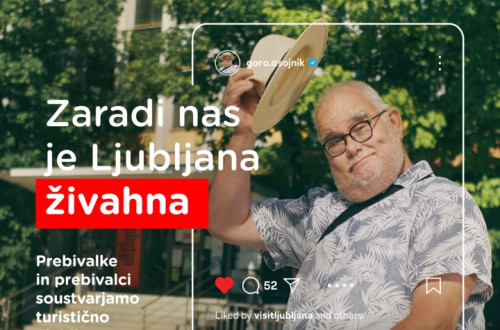 Zaradi nas je Ljubljana kampanja Goro Ana Monro