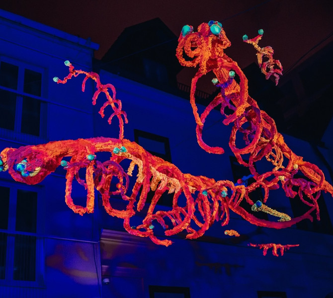 Svetlobna instalacija.