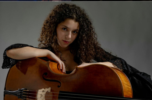 Kolaz treh fotografij portretov glasbenikov.