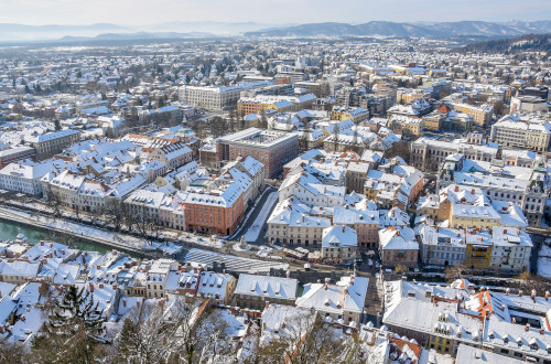 panorama ljubljana winter dunja wedam