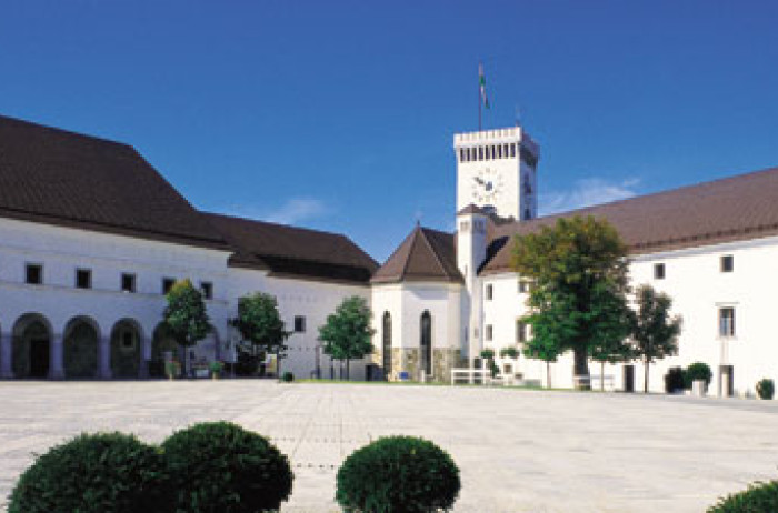 Ljubljana castle Cortyard