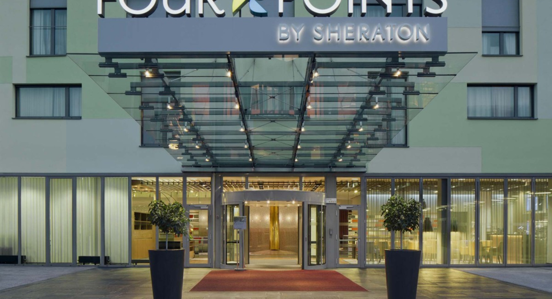 Entrance to the Four Points by Sheraton Ljubljana