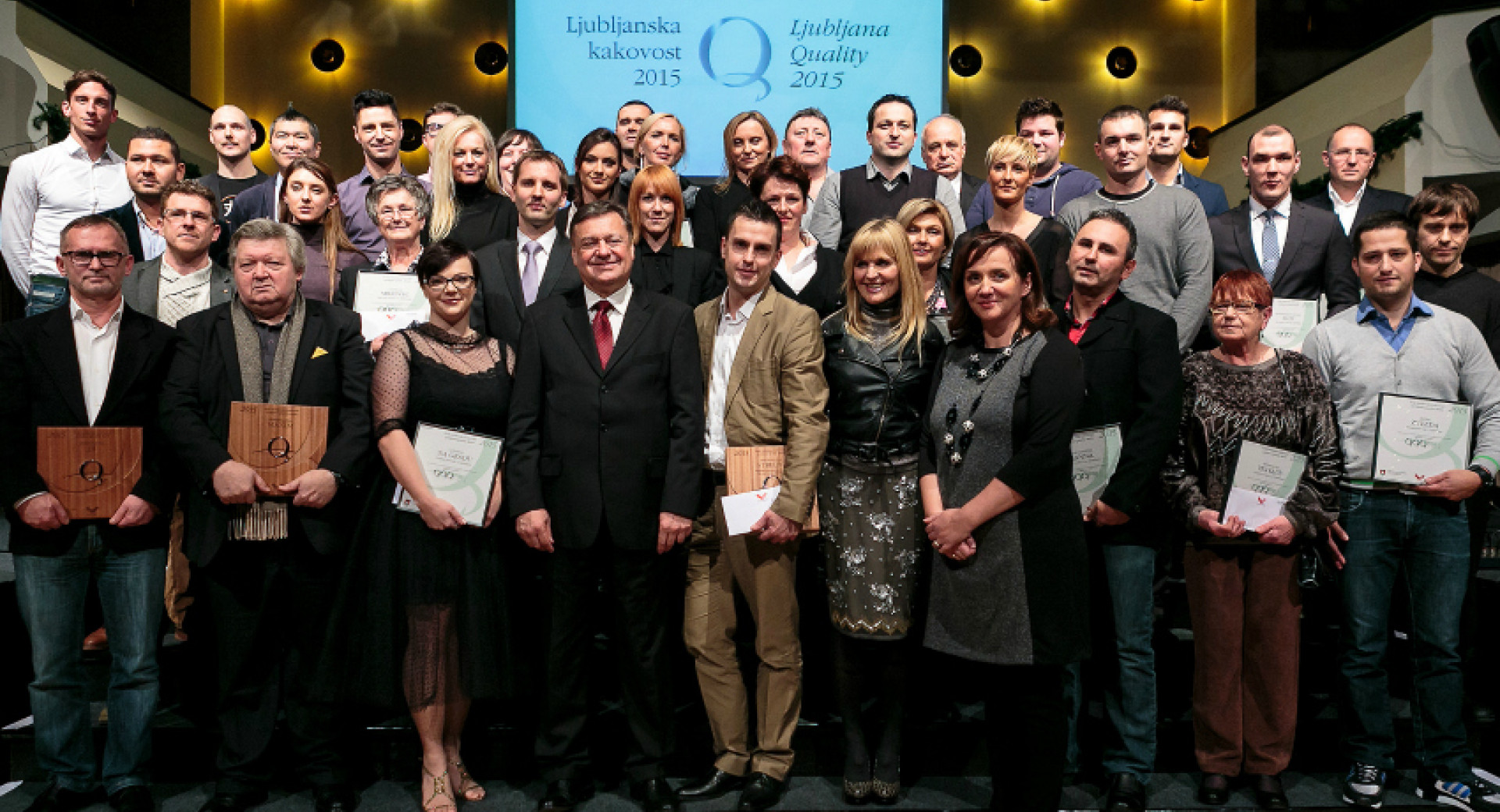 Podeljena priznanja za znak Ljubljanske kakovosti 2015 (Ljubljana Quality LQ)