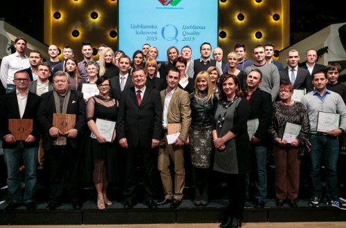 Podeljena priznanja za znak Ljubljanske kakovosti 2015 (Ljubljana Quality LQ)