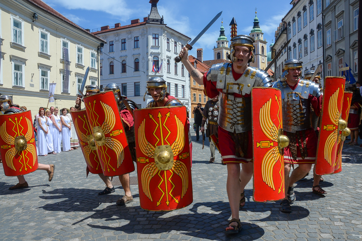 Ta konec tedna bo Ljubljana na polno zaživela v duhu rimske Emone z osrednjo prireditvijo »Ave, Emona!«