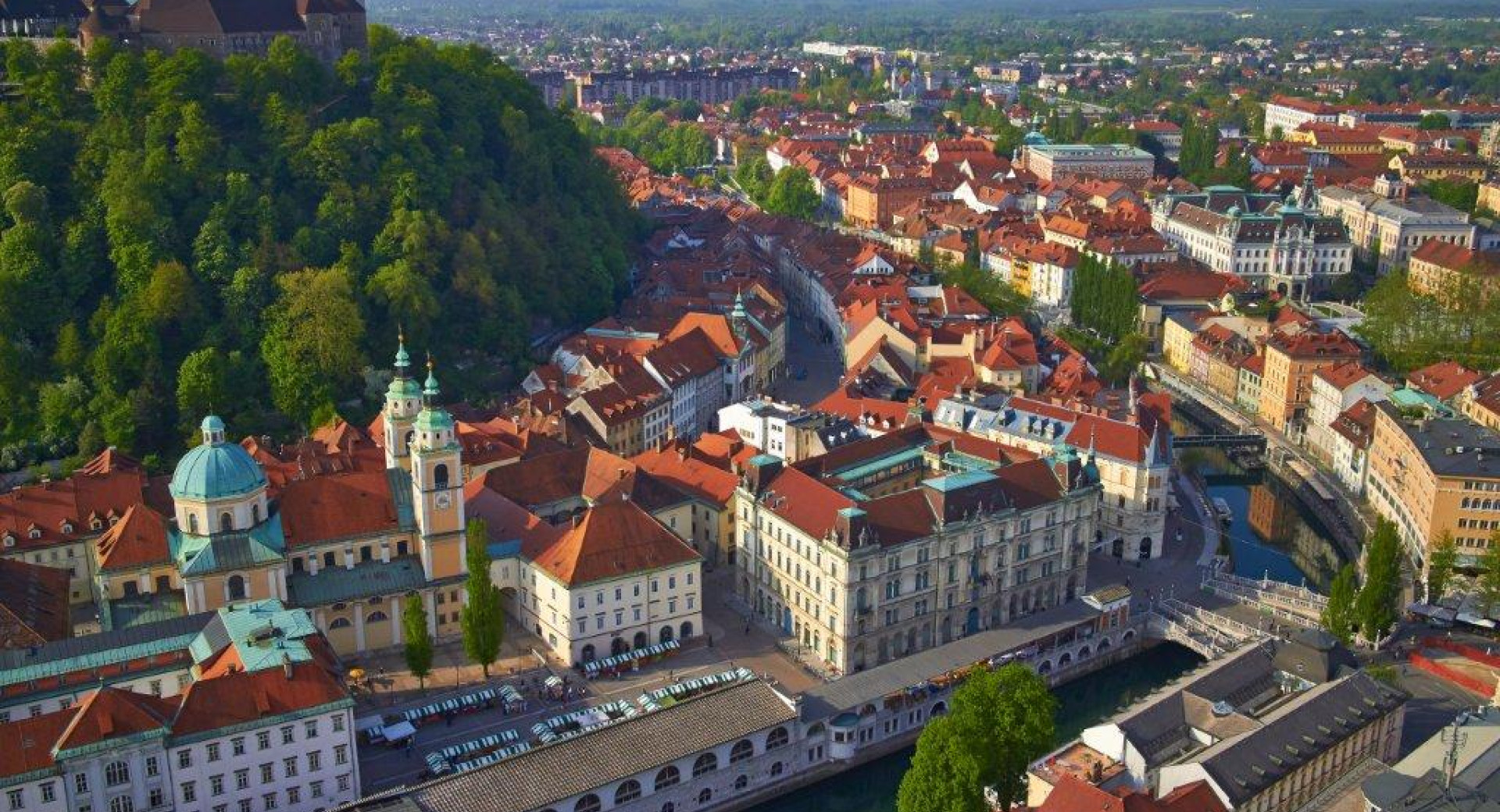 Panorama Ljubljane.