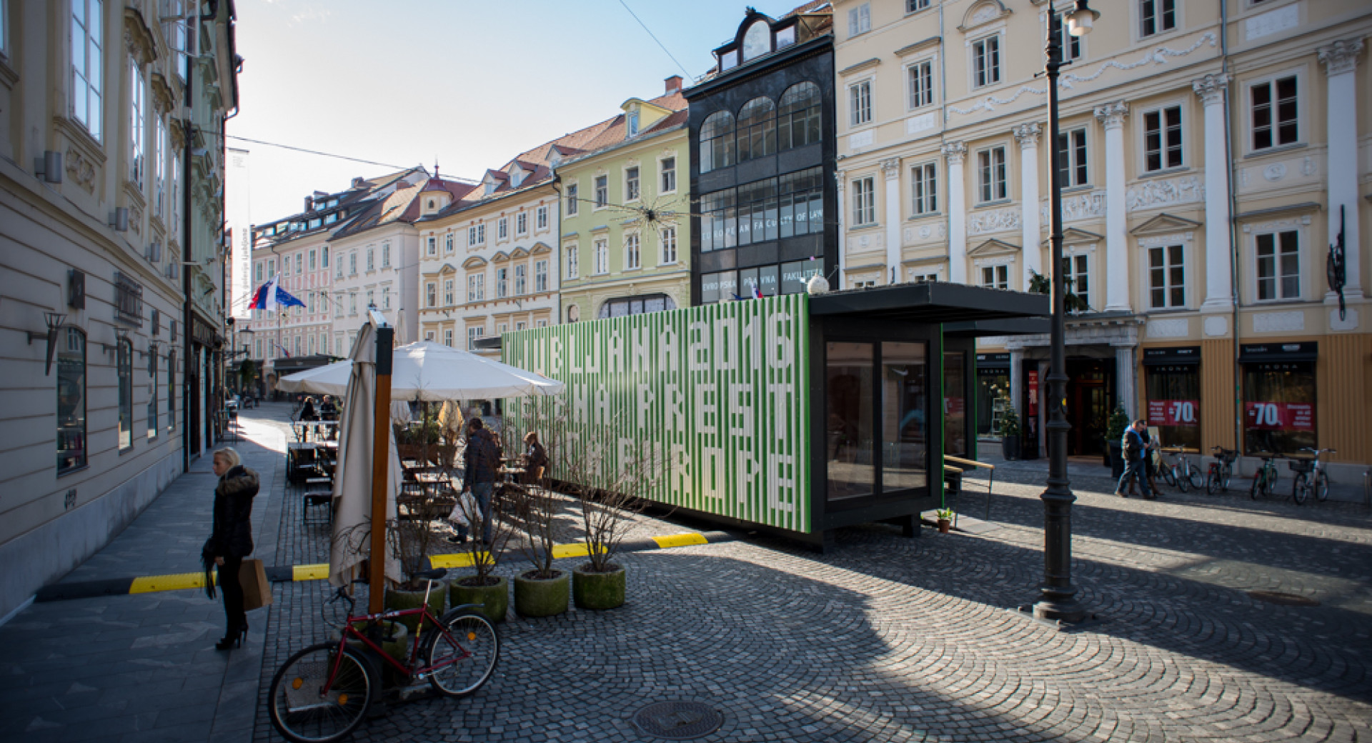 Info točka zelene Ljubljane.