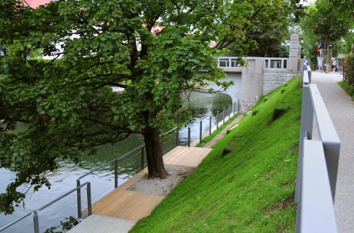 Z zaključkom druge faze Grudnovega nabrežja Ljubljana pridobila prijetno sprehajalno pot