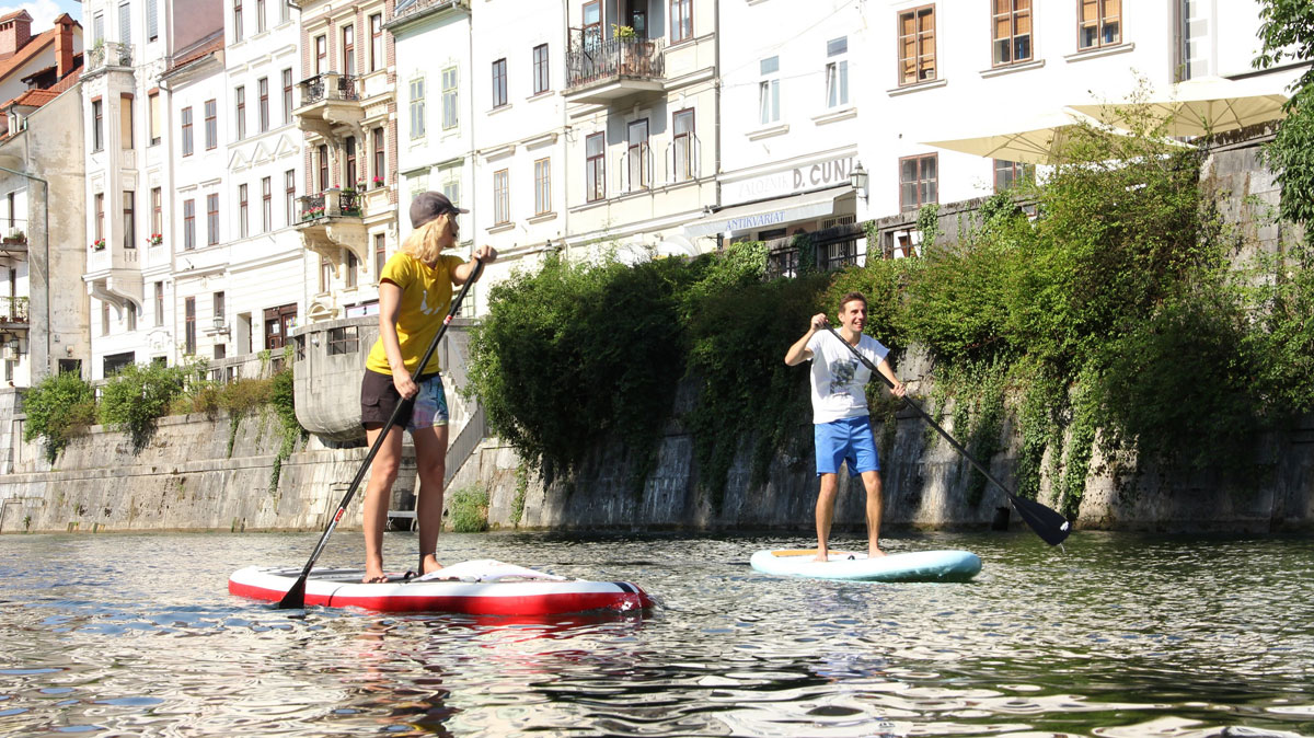 Suparja na Ljubljanici.