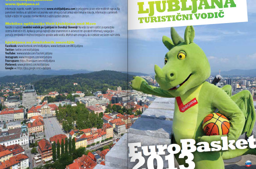 Pred prvenstvom izide pregleden turistični vodič – Ljubljana in EuroBasket 2013