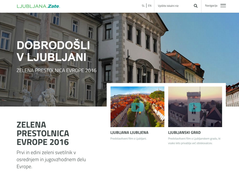 Objava Zelene Ljubljane.