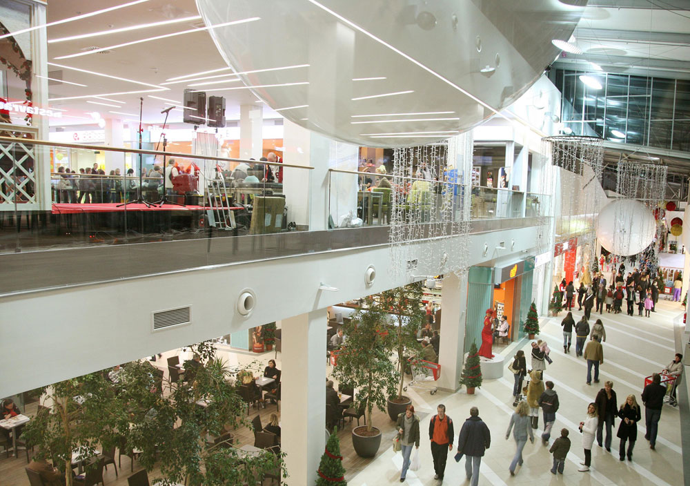 Le cinque vie dello shopping e i centri commerciali più importanti di Lubiana