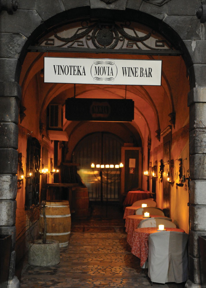 Vhod v vinoteko.