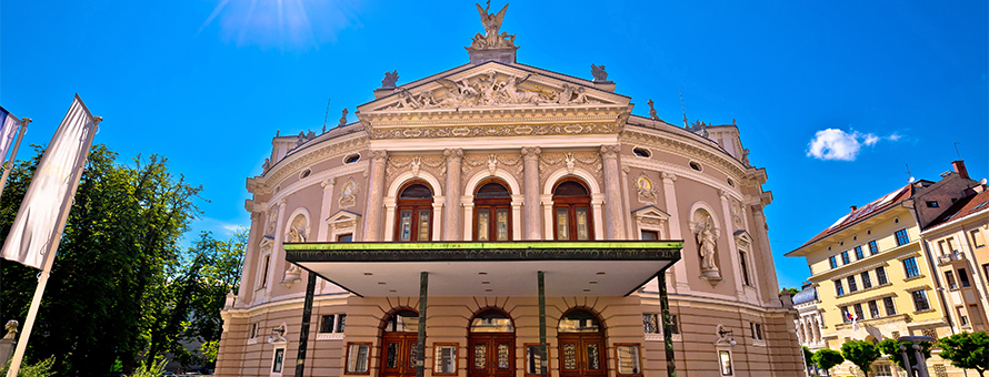 slovenian national opera in ljubljana Mostphotos