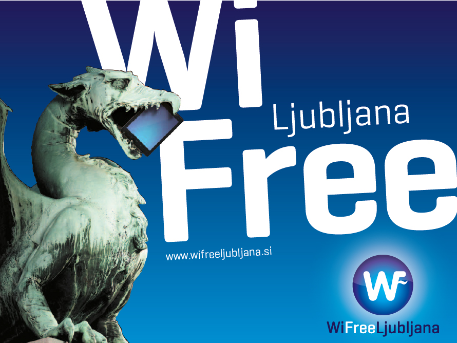 Logotip Wifree Ljubljana.