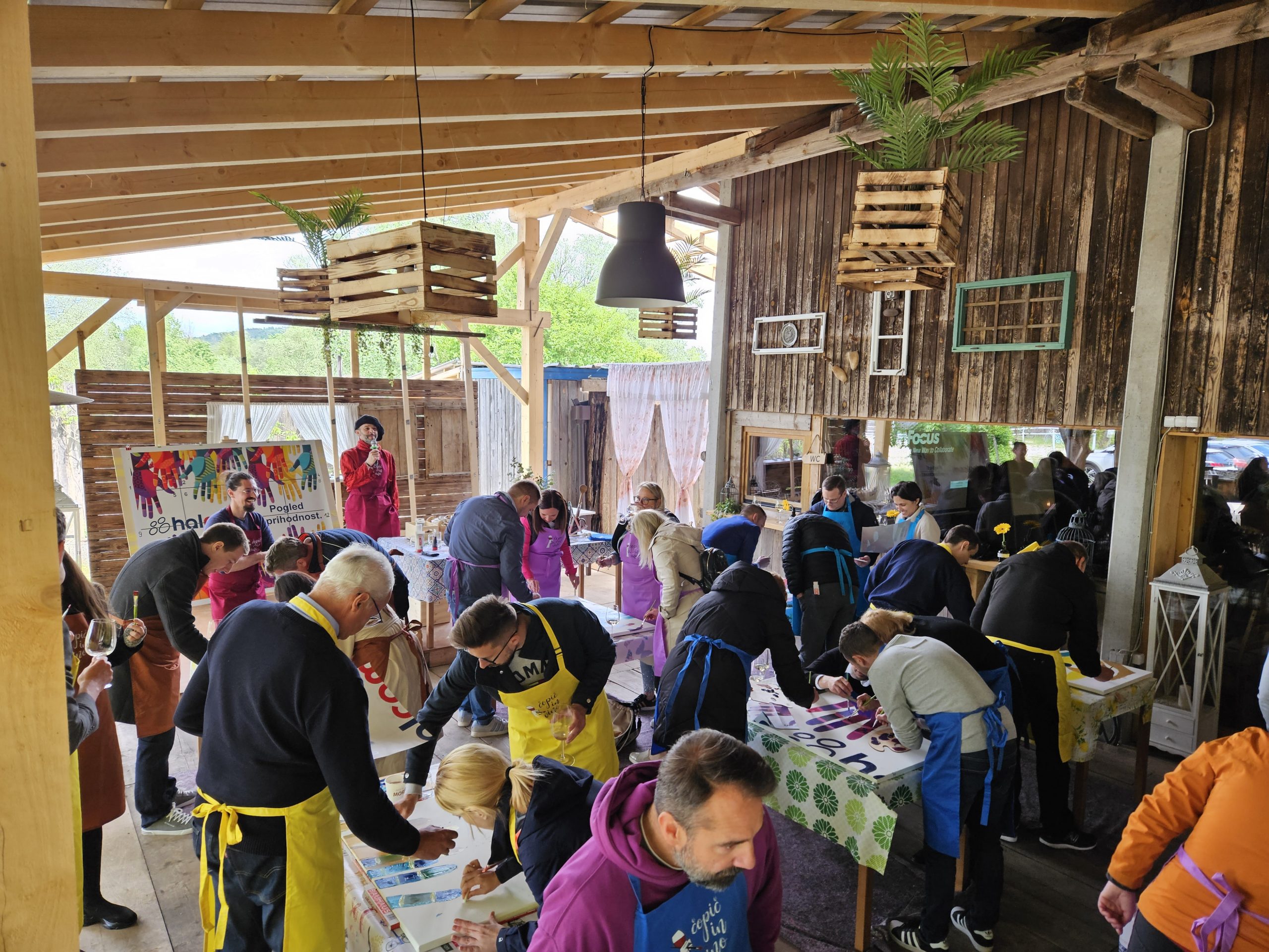 Brush&Wine group painting » Visit Ljubljana