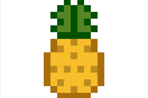 Ananas v obliki custvencka.