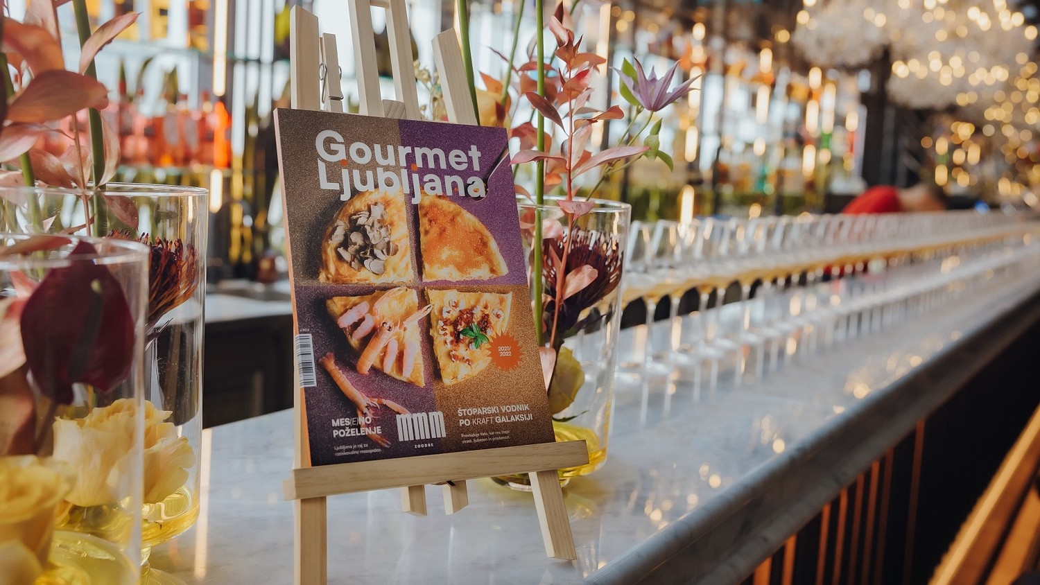 Gourmet Ljubljana revija na stojalu Marko Delbello Ocepek