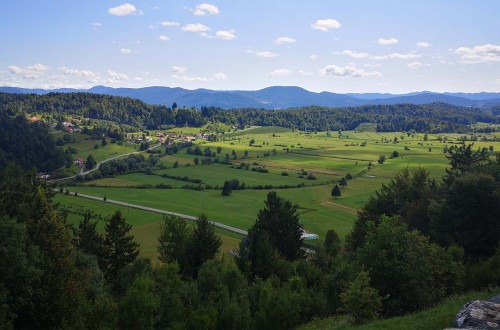 Panorama Horjula.