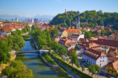 Ljubljana panorama Janez Kotar