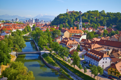 Ljubljana panorama Janez Kotar