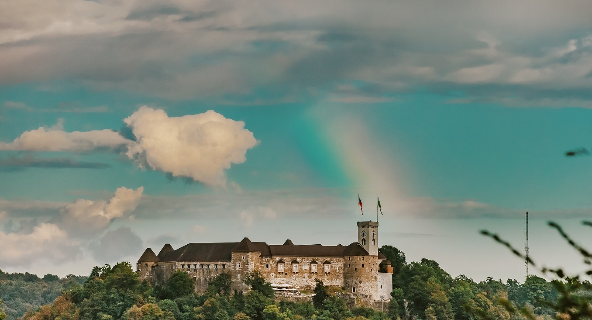 Ljubljanski grad mavrica 1