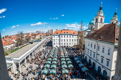 Odprta kuhna iz zračne perspektive