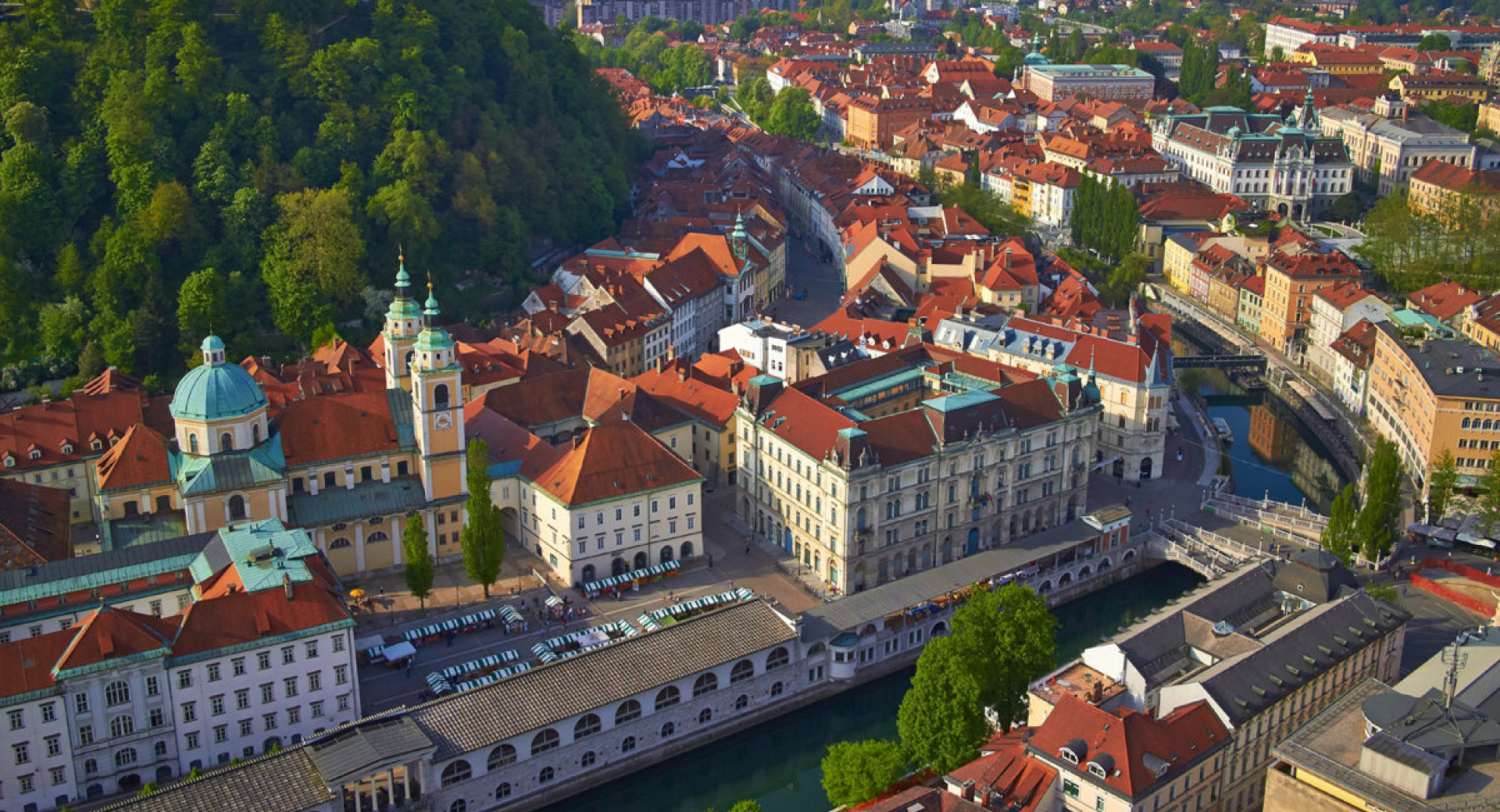 Panorama Ljubljane.