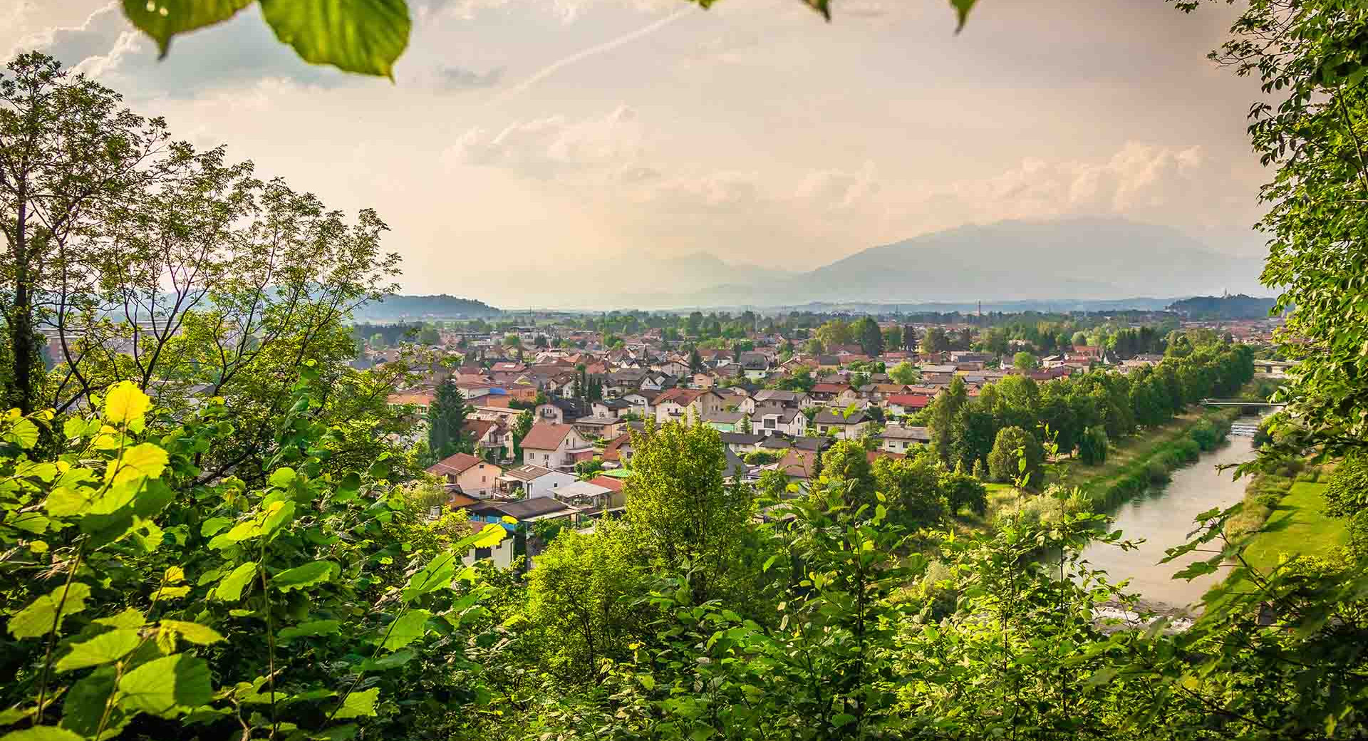 Panorama Domžal.