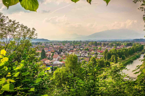 Panorama Domžal.